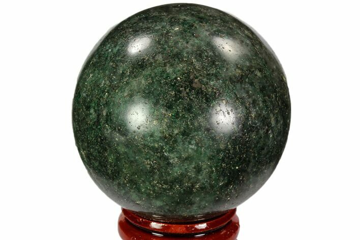 Polished Fuchsite Sphere - Madagascar #104234